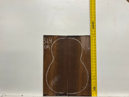 Indian Laurel Dreadnought Guitar Back and Side Set #564 - Exotic Wood Zone