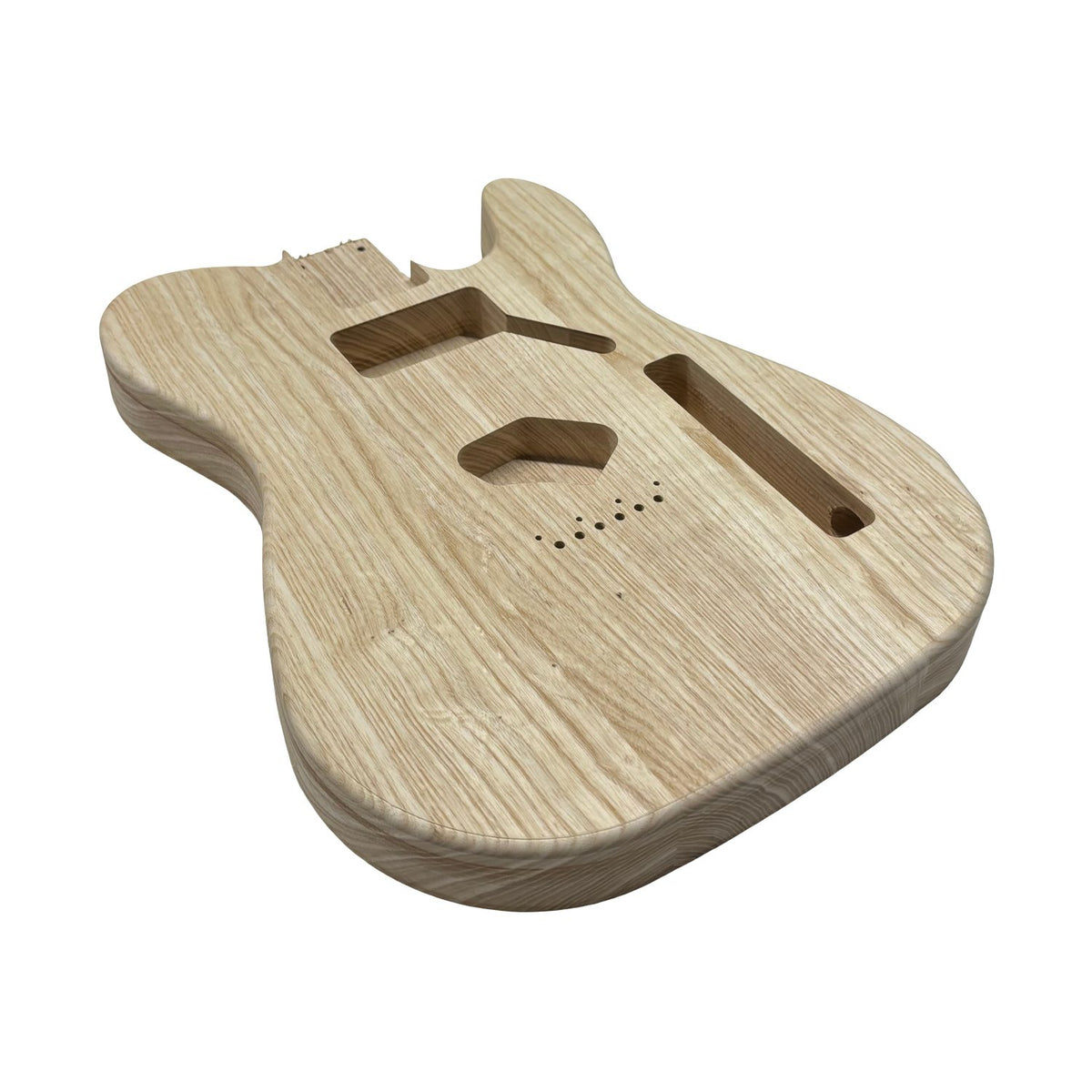 TL-Style White Ash Unfinished Fender Guitar Body #601 - Exotic Wood Zone