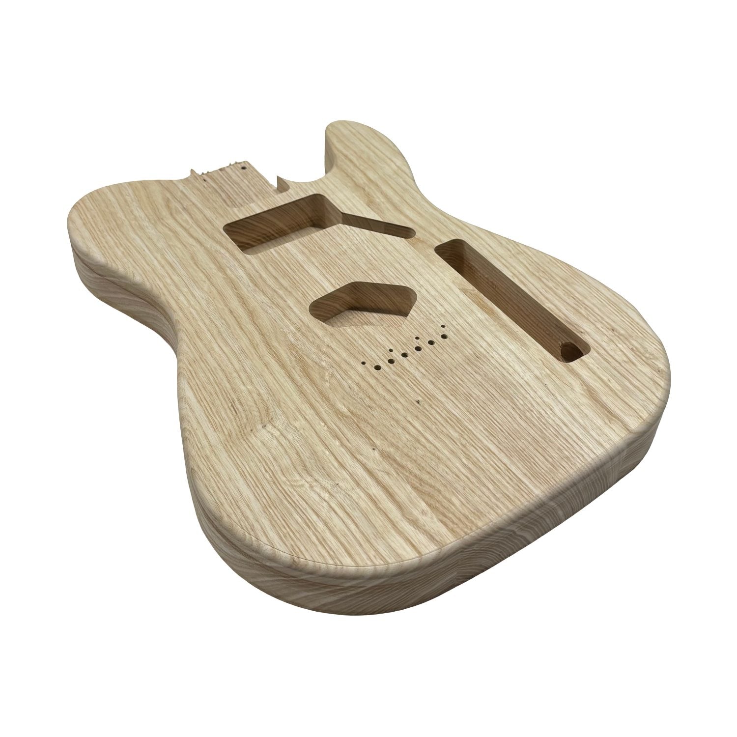 TL-Style White Ash Unfinished Fender Guitar Body #601 - Exotic Wood Zone
