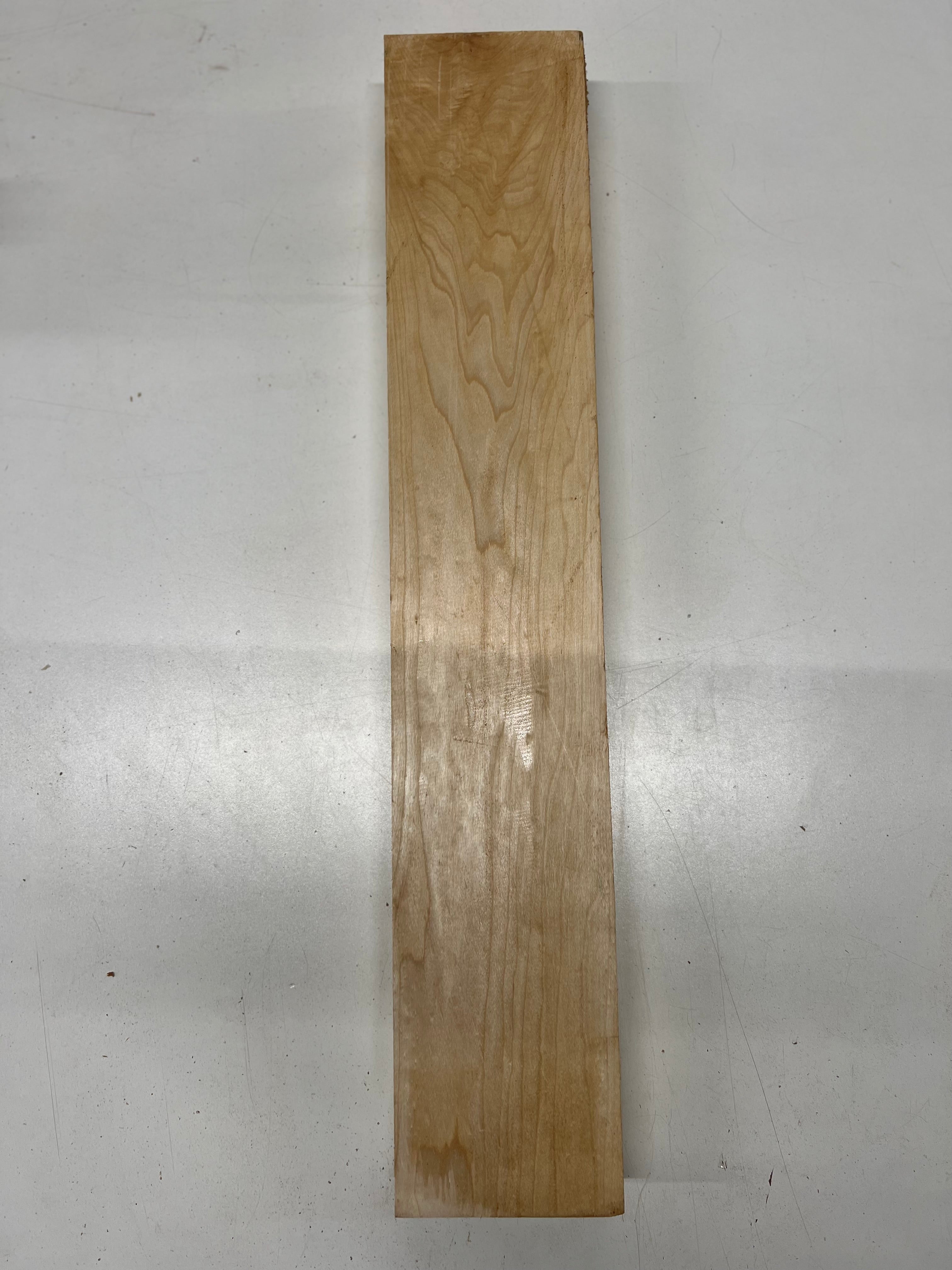 Hard Maple Lumber Board Wood Blank 24&quot;x4-1/2&quot;x2&quot; 