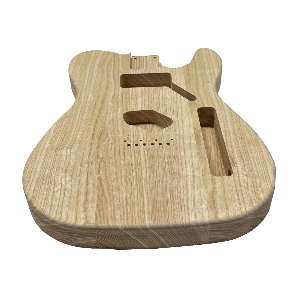 TL-Style White Ash Unfinished Fender Guitar Body #601 - Exotic Wood Zone