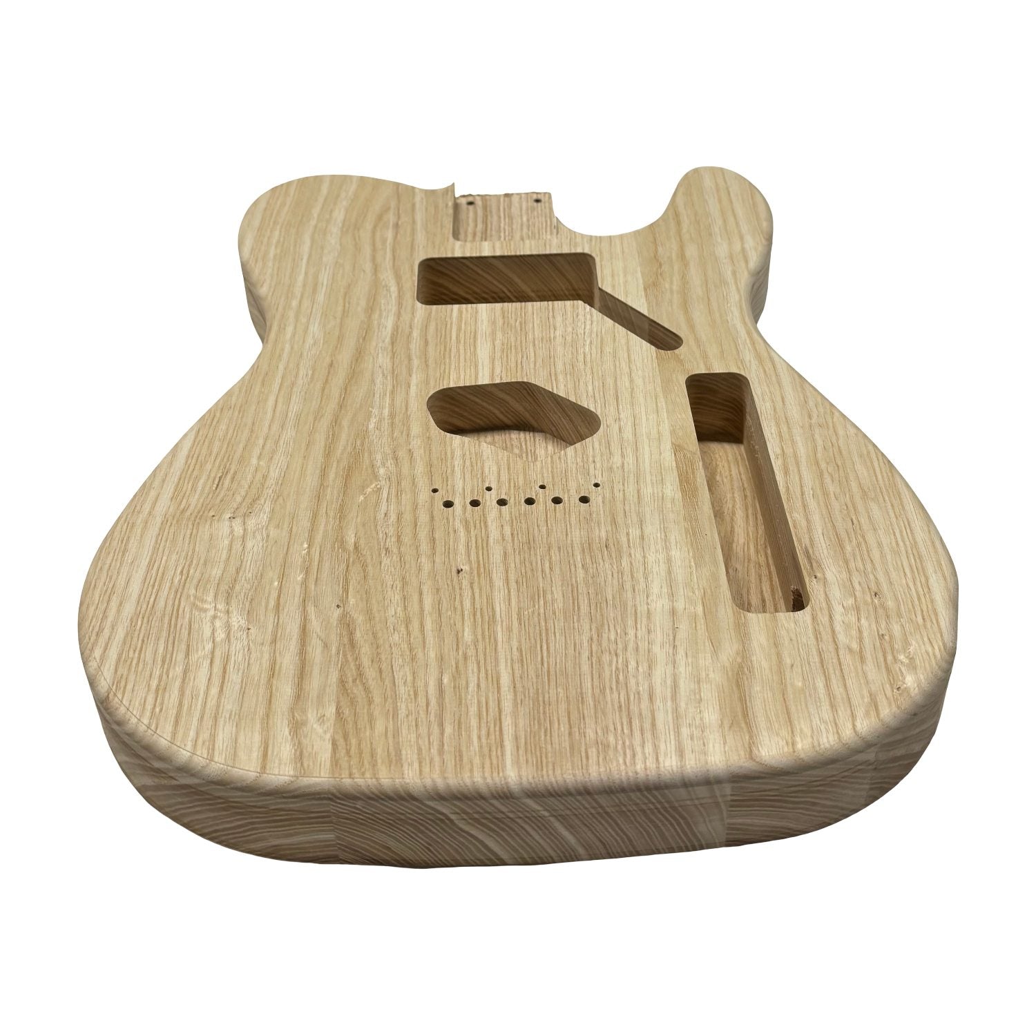 TL-Style White Ash Unfinished Fender Guitar Body #601 - Exotic Wood Zone