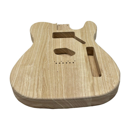 TL-Style White Ash Unfinished Fender Guitar Body #601 - Exotic Wood Zone