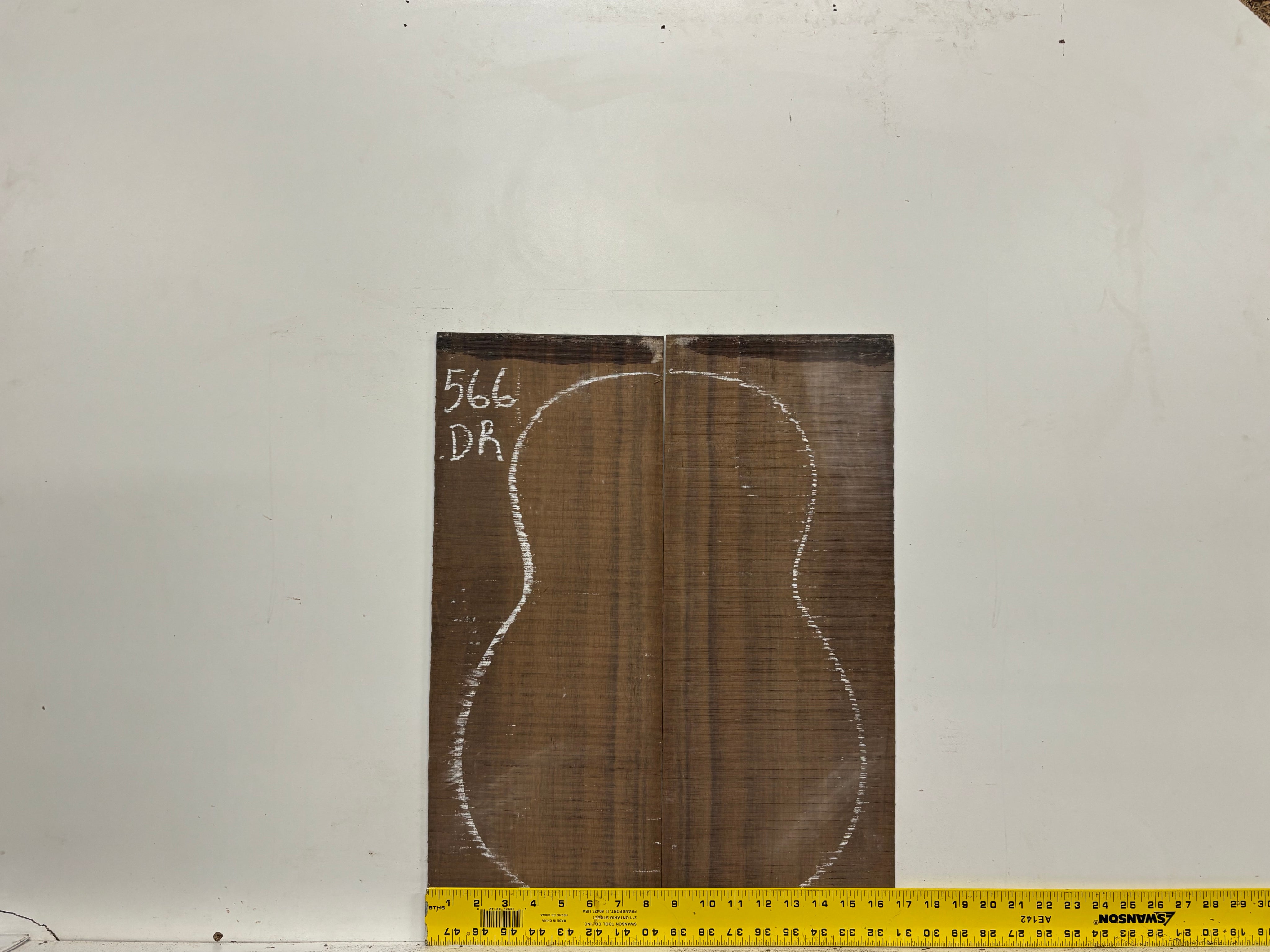 Indian Laurel Dreadnought Guitar Back and Side Set #566 - Exotic Wood Zone