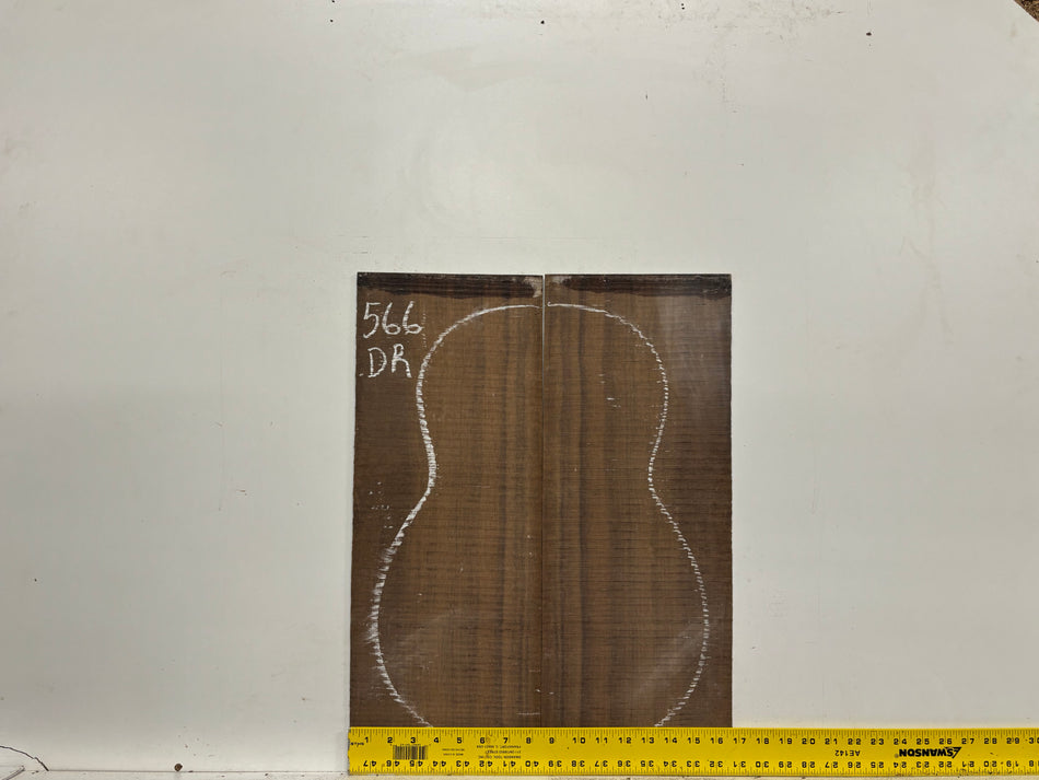 Indian Laurel Dreadnought Guitar Back and Side Set #566 - Exotic Wood Zone