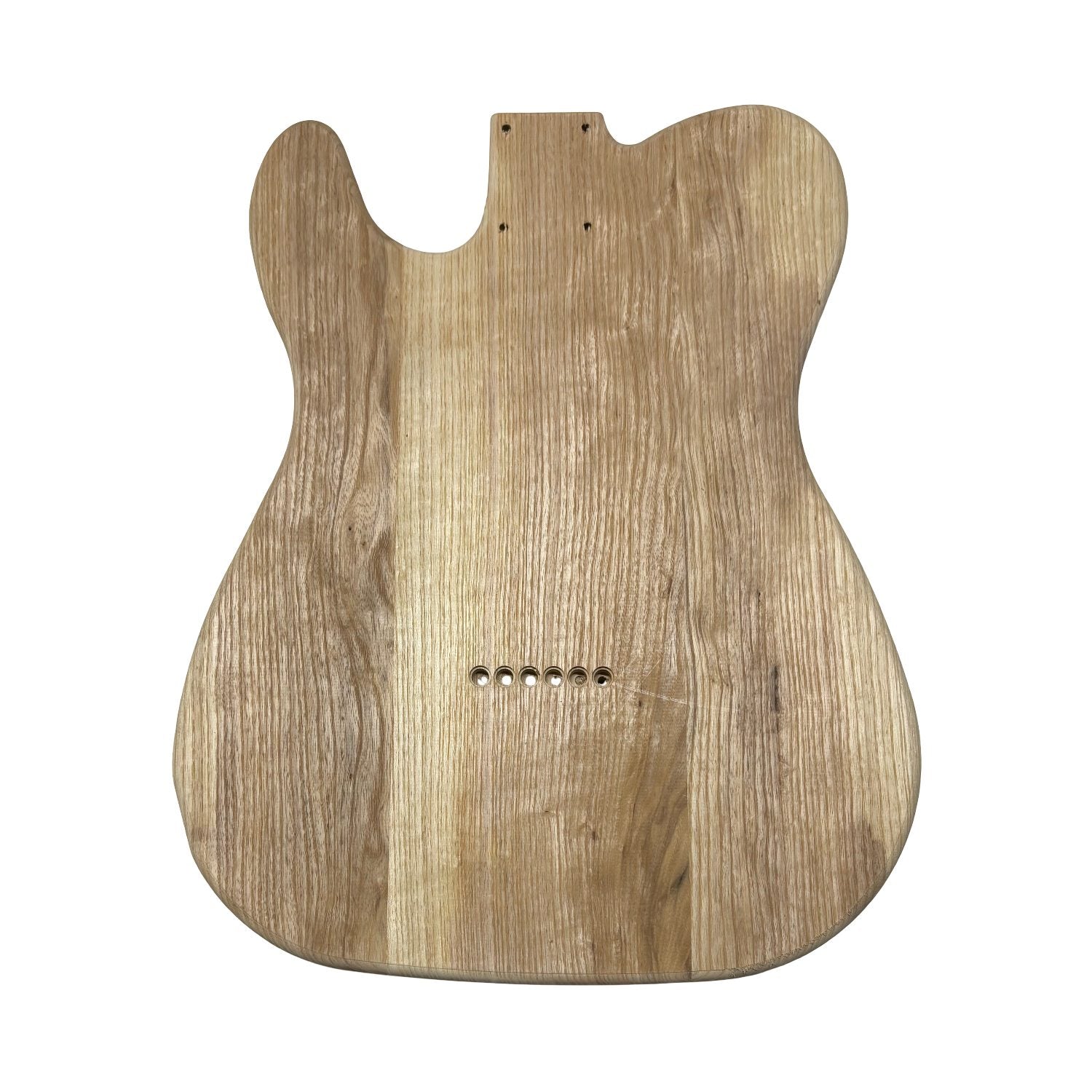 TL-Style White Ash Unfinished Fender Guitar Body #601 - Exotic Wood Zone