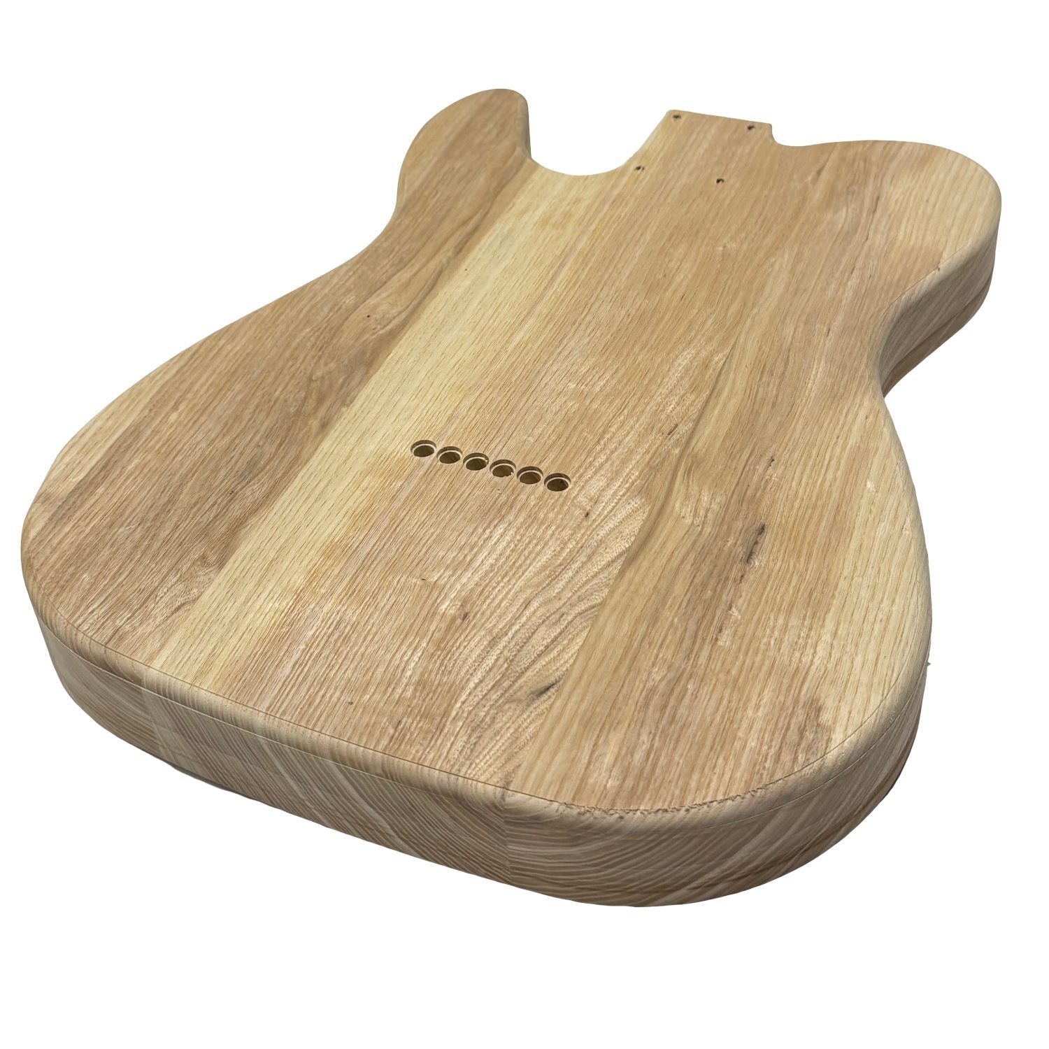 TL-Style White Ash Unfinished Fender Guitar Body #601 - Exotic Wood Zone