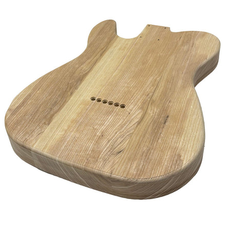 TL-Style White Ash Unfinished Fender Guitar Body #601 - Exotic Wood Zone
