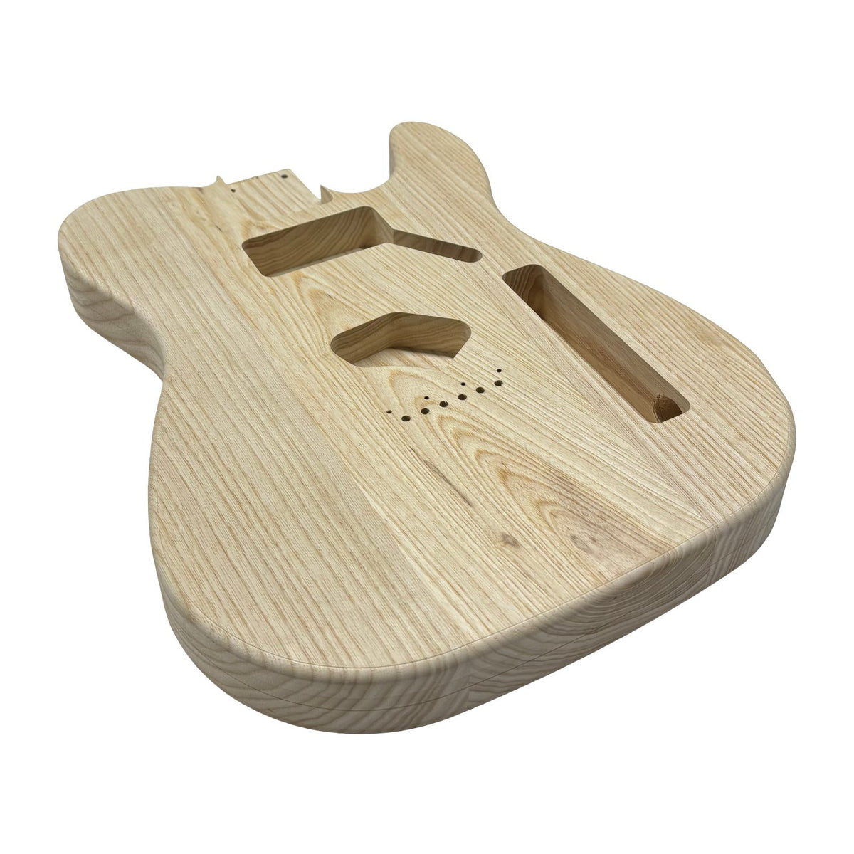 TL-Style White Ash Unfinished Fender Guitar Body #602 - Exotic Wood Zone
