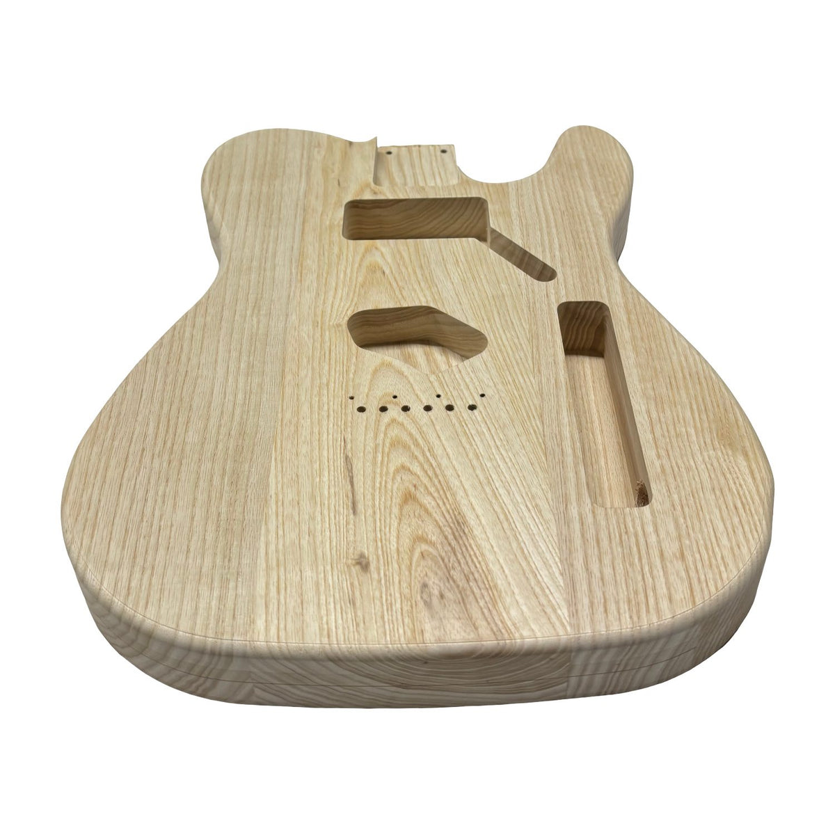 TL-Style White Ash Unfinished Fender Guitar Body #602 - Exotic Wood Zone