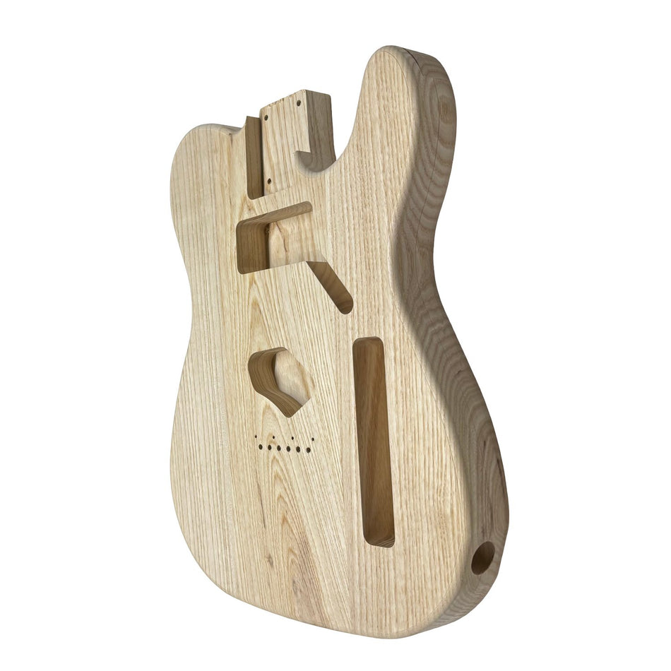 TL-Style White Ash Unfinished Fender Guitar Body #602 - Exotic Wood Zone