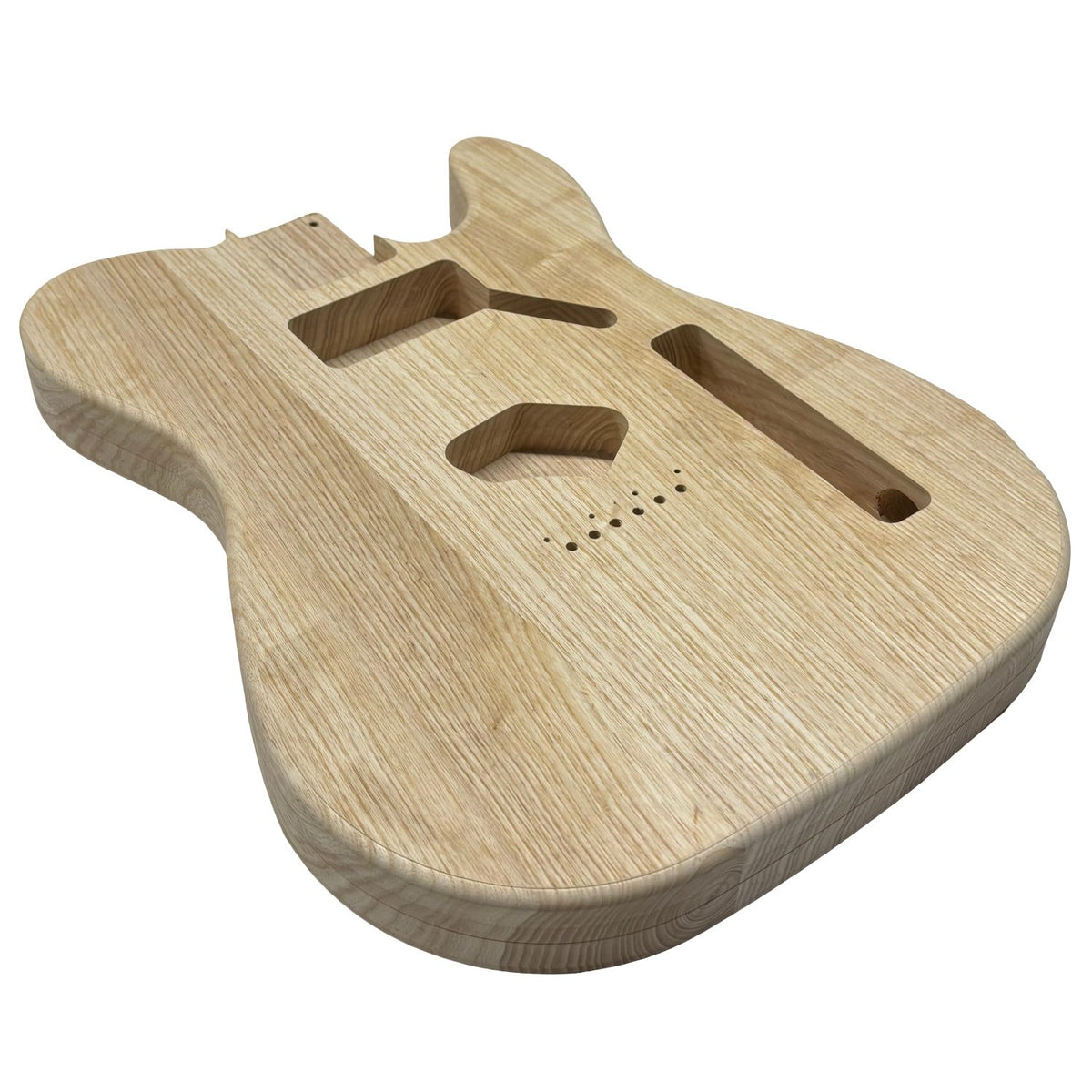 TL-Style White Ash Unfinished Fender Guitar Body #603 - Exotic Wood Zone