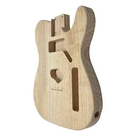 TL-Style White Ash Unfinished Fender Guitar Body #603 - Exotic Wood Zone