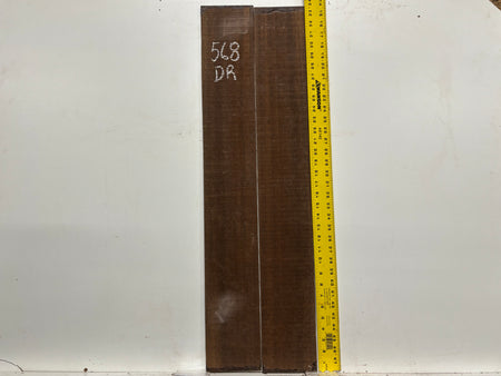 Indian Laurel Dreadnought Guitar Back and Side Set #568 - Exotic Wood Zone