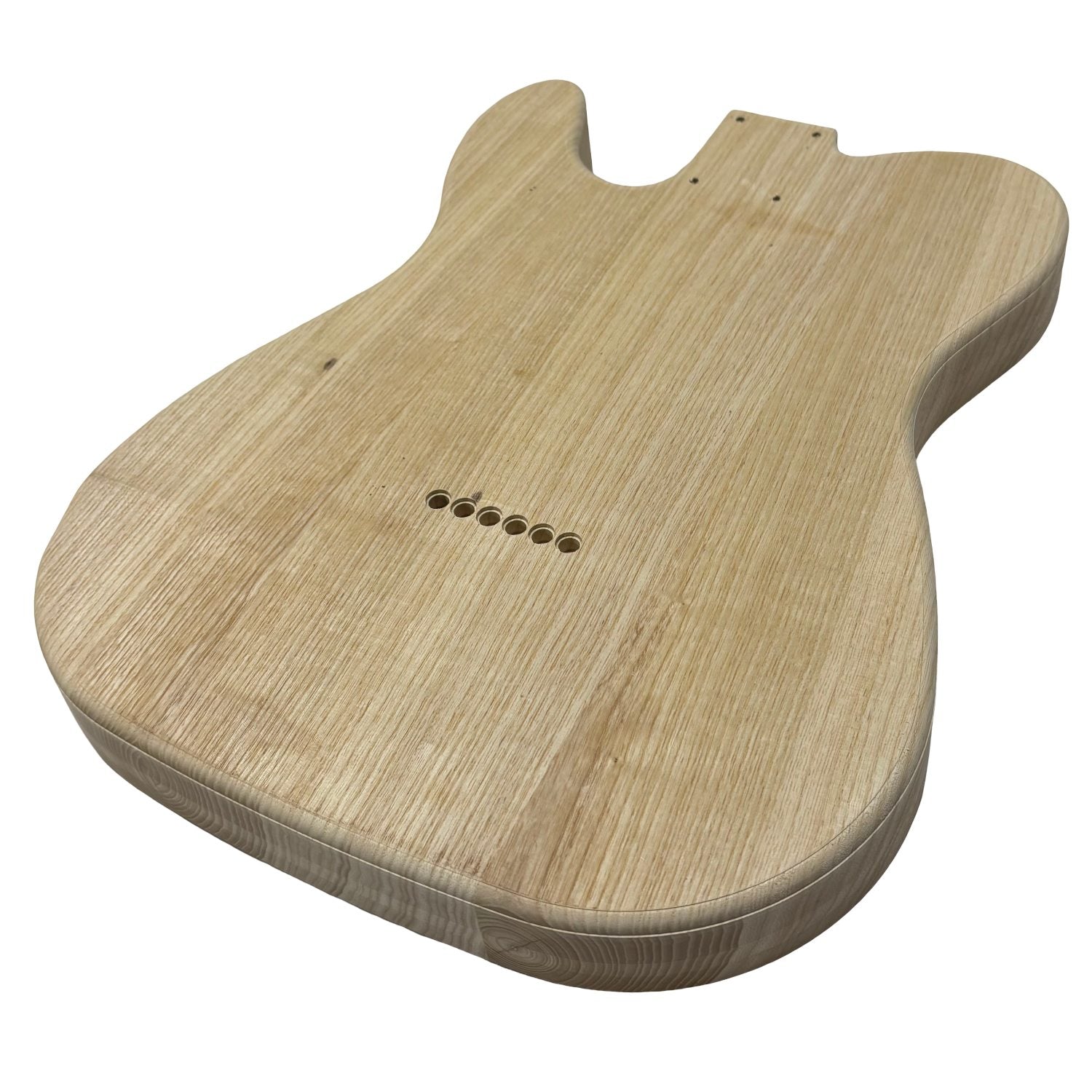 TL-Style White Ash Unfinished Fender Guitar Body #603 - Exotic Wood Zone