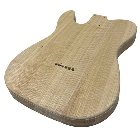 TL-Style White Ash Unfinished Fender Guitar Body #603 - Exotic Wood Zone