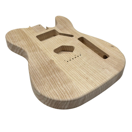 TL-Style White Ash Unfinished Fender Guitar Body #604 - Exotic Wood Zone