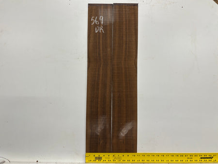 Indian Laurel Dreadnought Guitar Back and Side Set #569 - Exotic Wood Zone