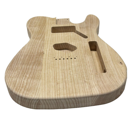 TL-Style White Ash Unfinished Fender Guitar Body #604 - Exotic Wood Zone