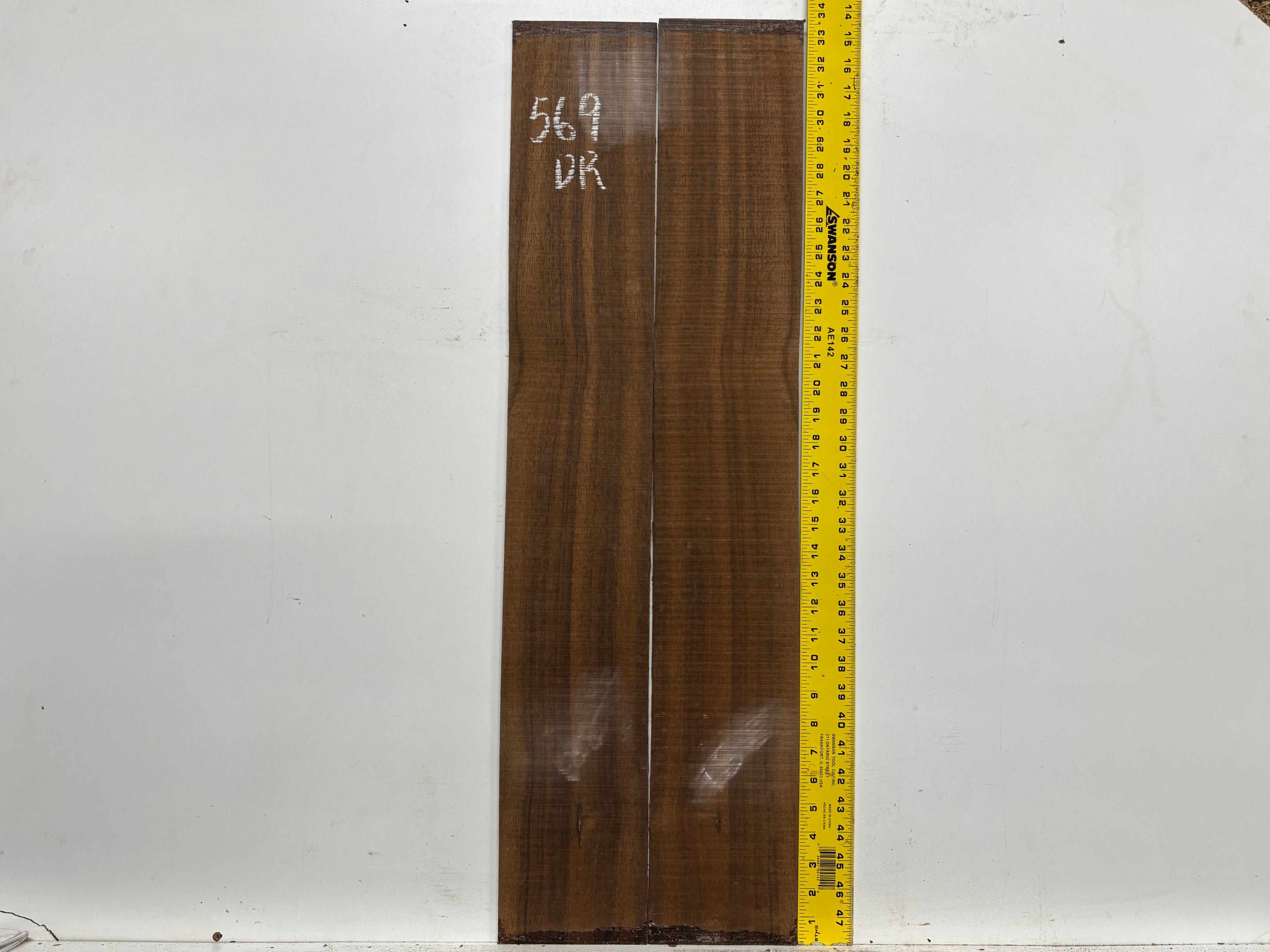 Indian Laurel Dreadnought Guitar Back and Side Set #569 - Exotic Wood Zone