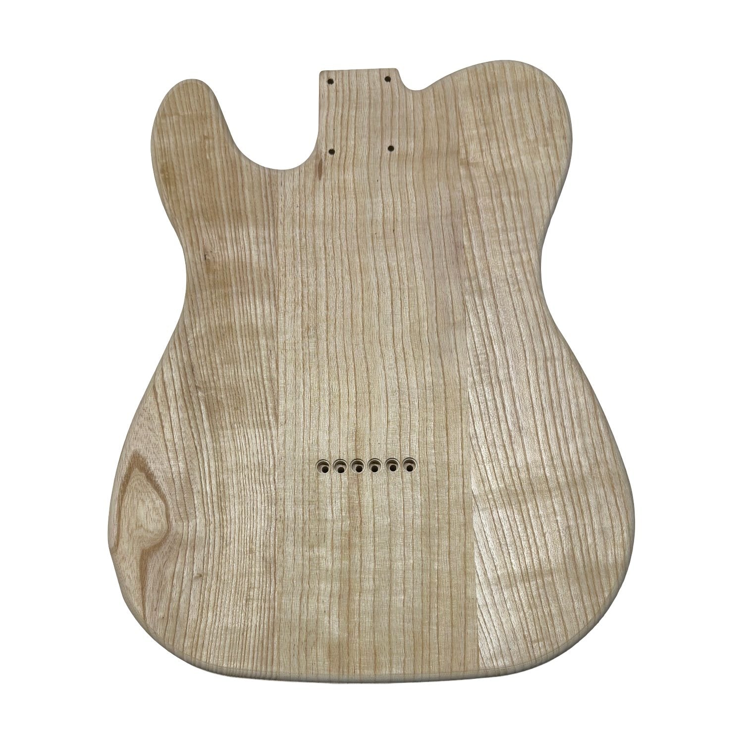 TL-Style White Ash Unfinished Fender Guitar Body #604 - Exotic Wood Zone