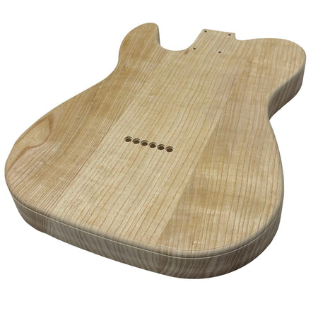 TL-Style White Ash Unfinished Fender Guitar Body #604 - Exotic Wood Zone
