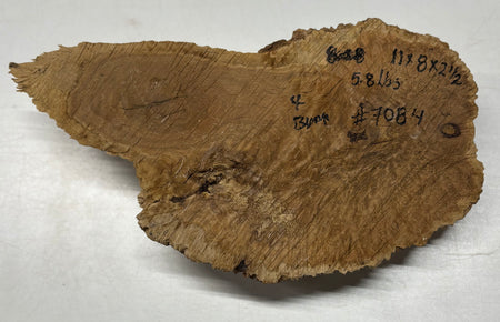 Brown Mallee Burl Cap 11" x 8" x 2.5" 5.8 Lbs #7084 - Exotic Wood Zone