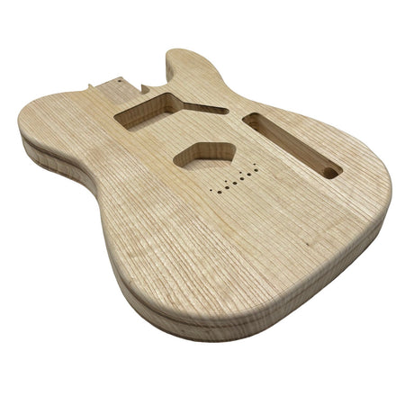 TL-Style White Ash Unfinished Fender Guitar Body #606 - Exotic Wood Zone