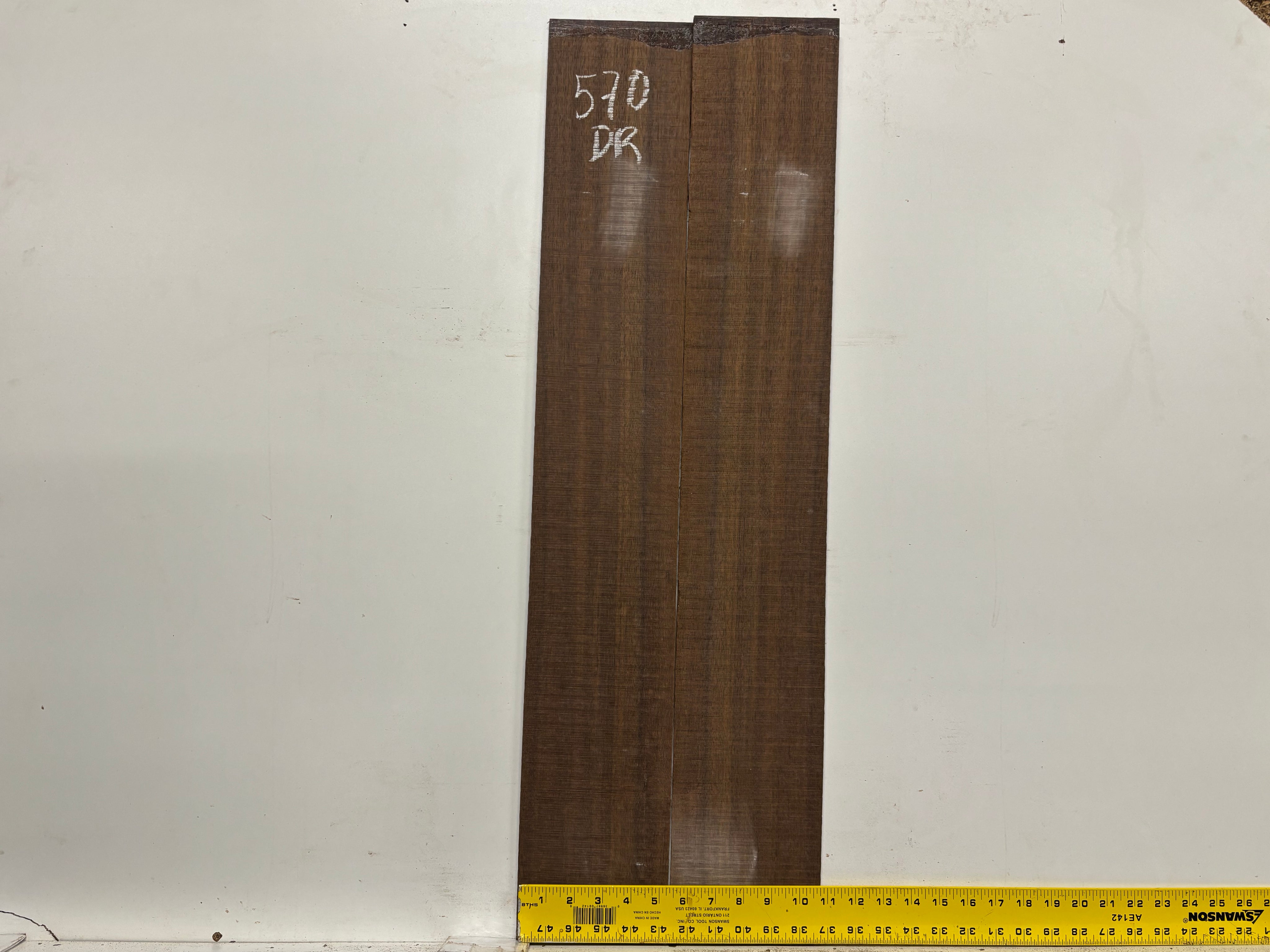 Indian Laurel Dreadnought Guitar Back and Side Set #570 - Exotic Wood Zone