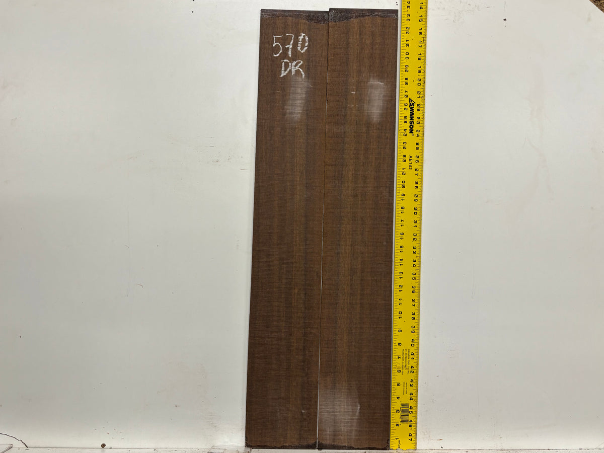 Indian Laurel Dreadnought Guitar Back and Side Set #570 - Exotic Wood Zone