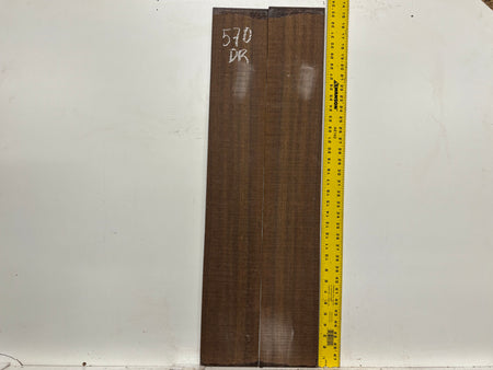 Indian Laurel Dreadnought Guitar Back and Side Set #570 - Exotic Wood Zone