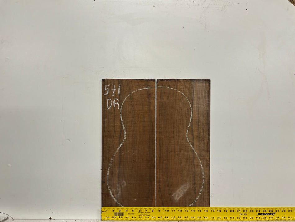 Indian Laurel Dreadnought Guitar Back and Side Set #571 - Exotic Wood Zone