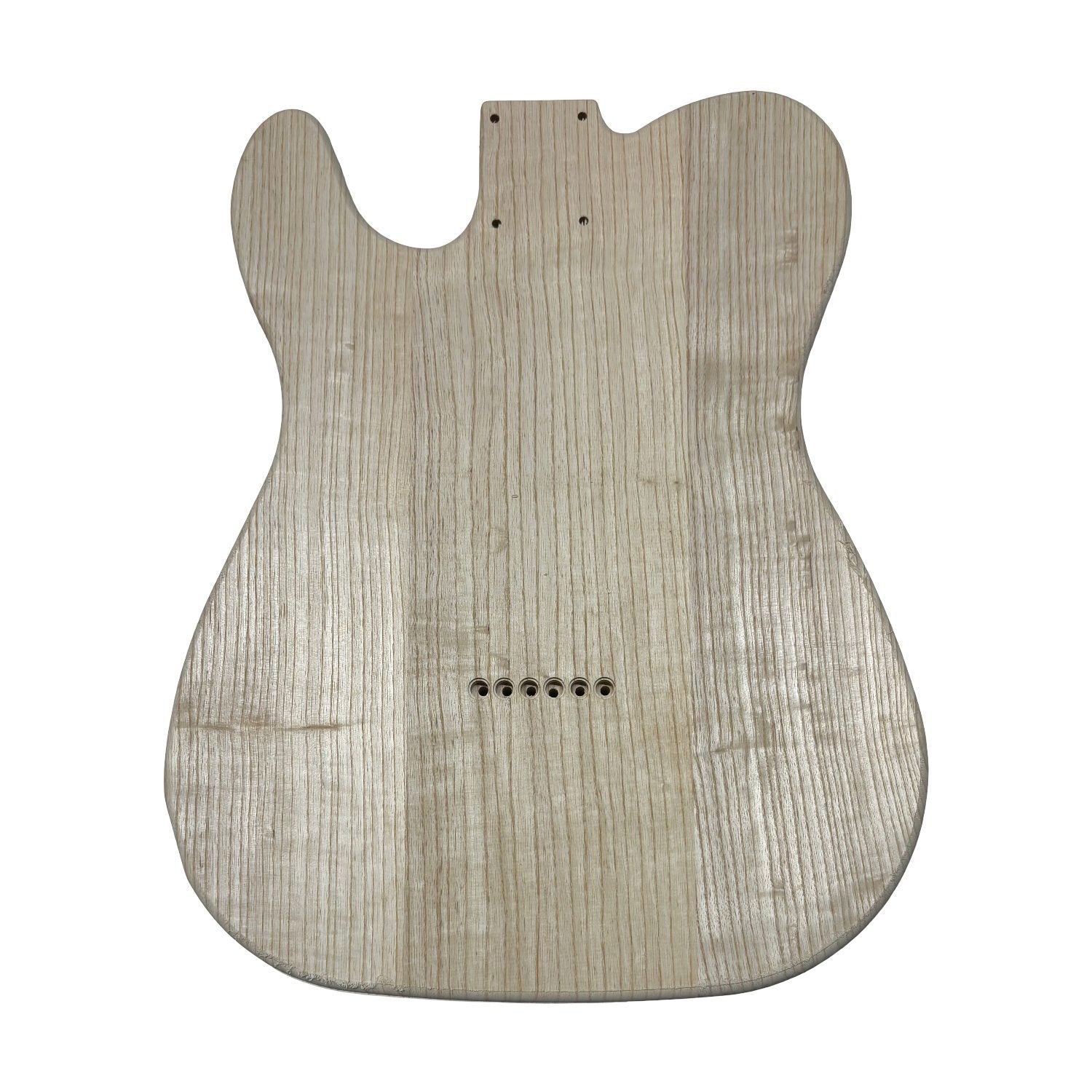 TL-Style White Ash Unfinished Fender Guitar Body #606 - Exotic Wood Zone