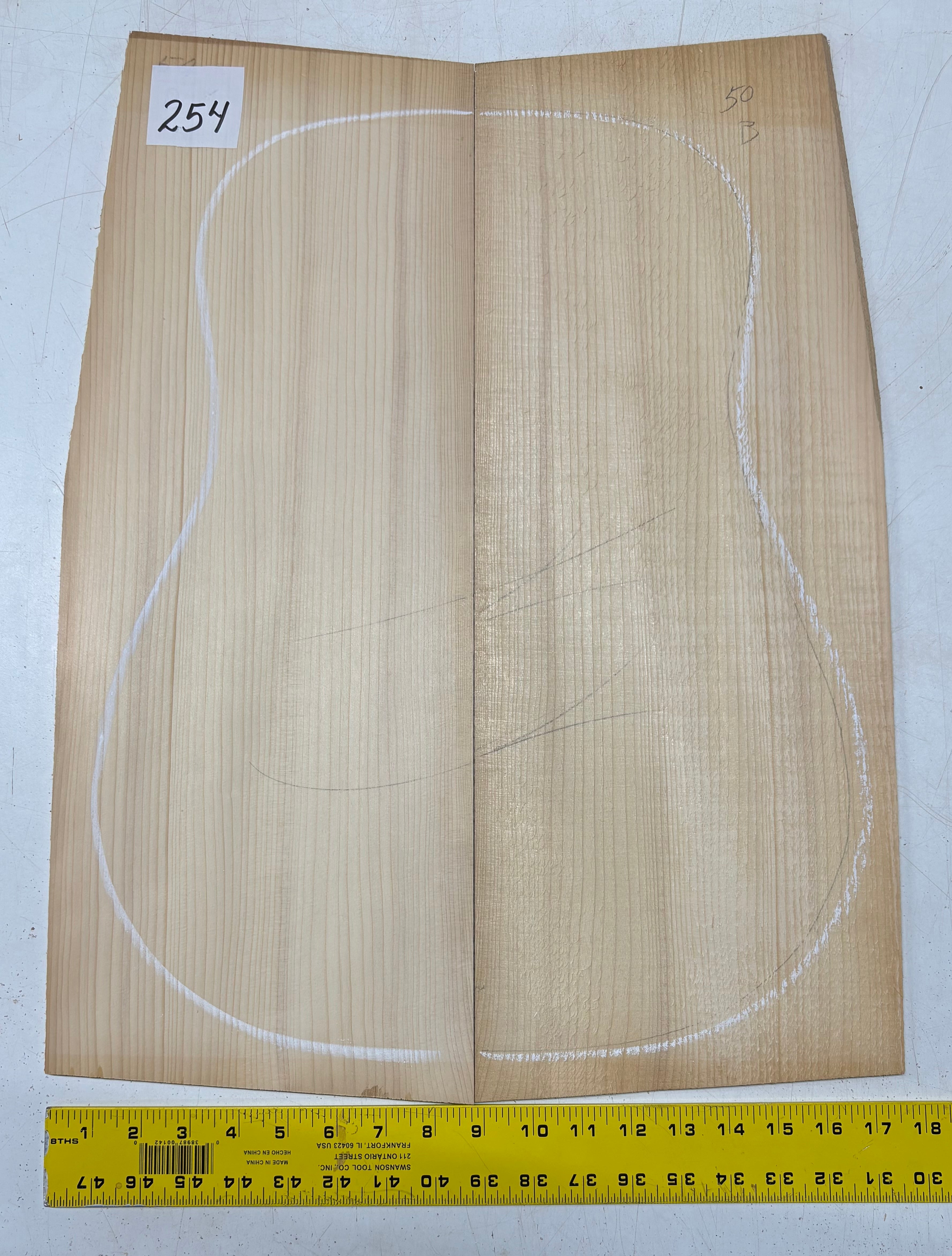 Adirondack Spruce (Red Spruce) Dreadnought Guitar Top #254 Exotic Wood Zone 