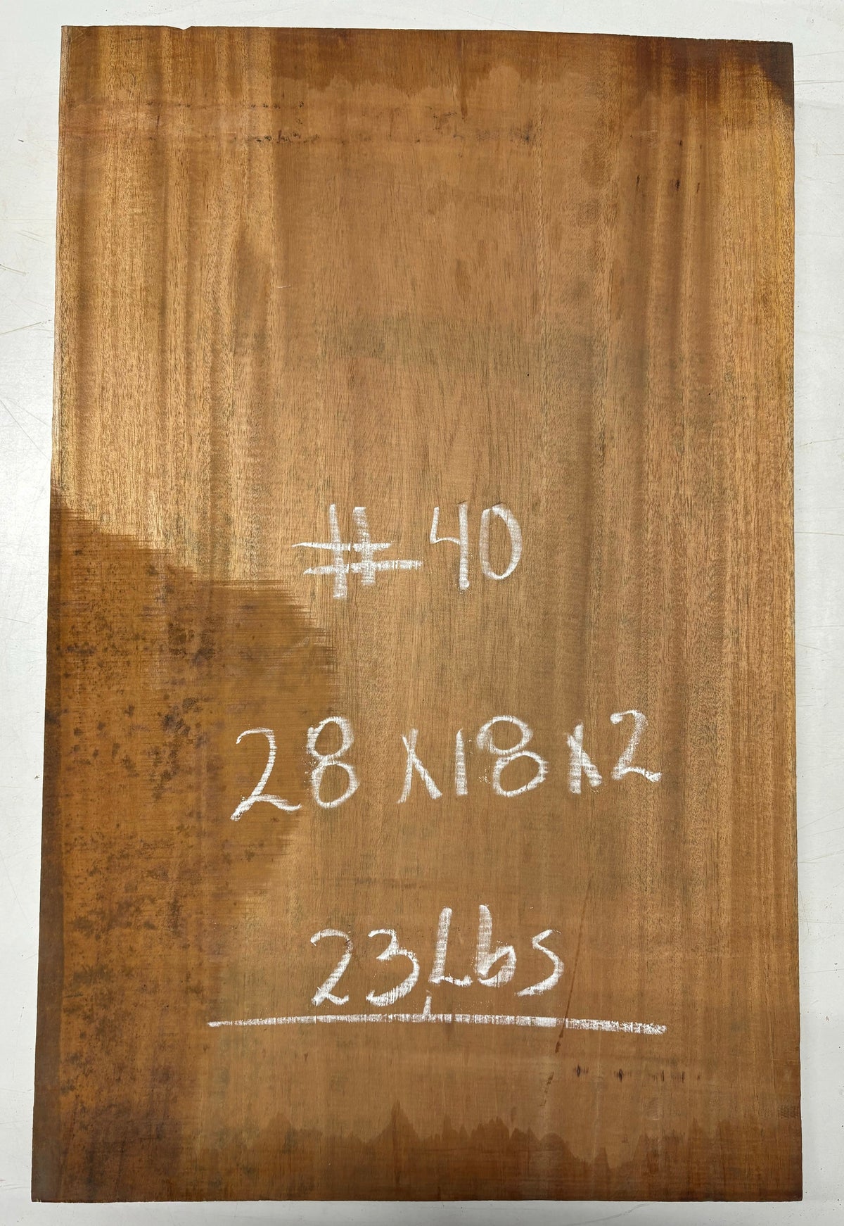 Premium Mahogany Guitar Body Blank - 28" x 18" x 2" (Single Piece) #40 Exotic Wood Zone 