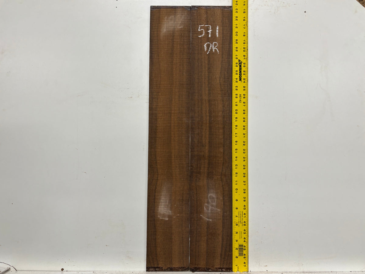 Indian Laurel Dreadnought Guitar Back and Side Set #571 - Exotic Wood Zone