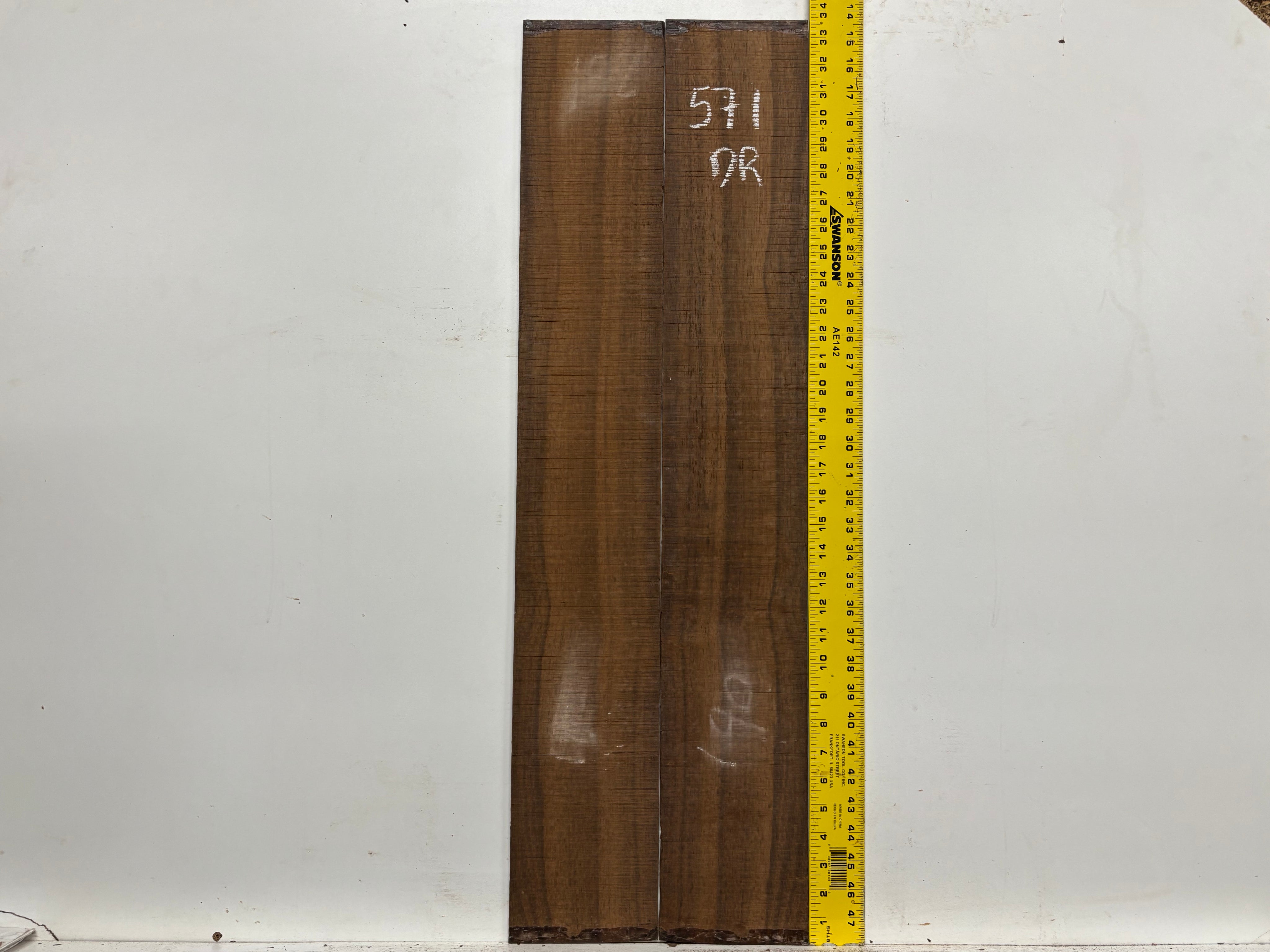 Indian Laurel Dreadnought Guitar Back and Side Set #571 - Exotic Wood Zone
