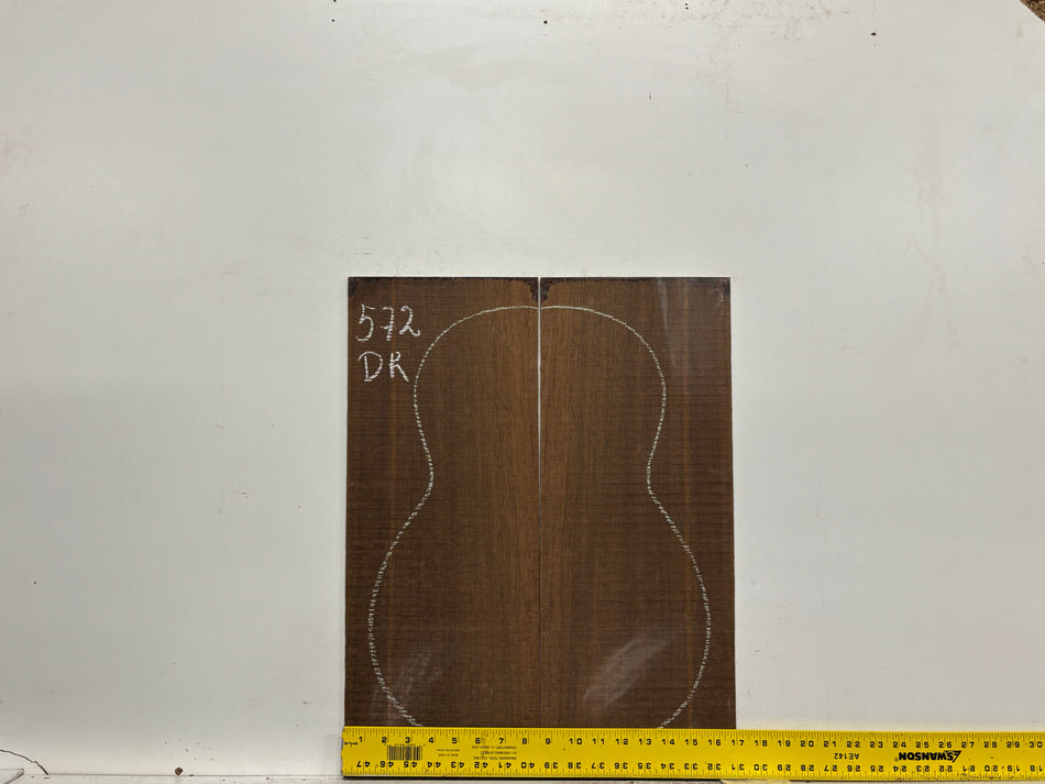 Indian Laurel Dreadnought Guitar Back and Side Set #572 - Exotic Wood Zone