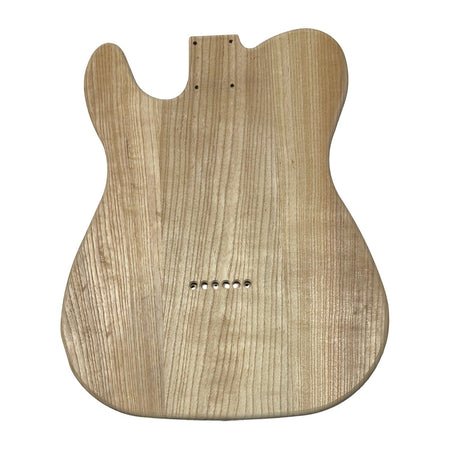 TL-Style White Ash Unfinished Fender Guitar Body #607 - Exotic Wood Zone