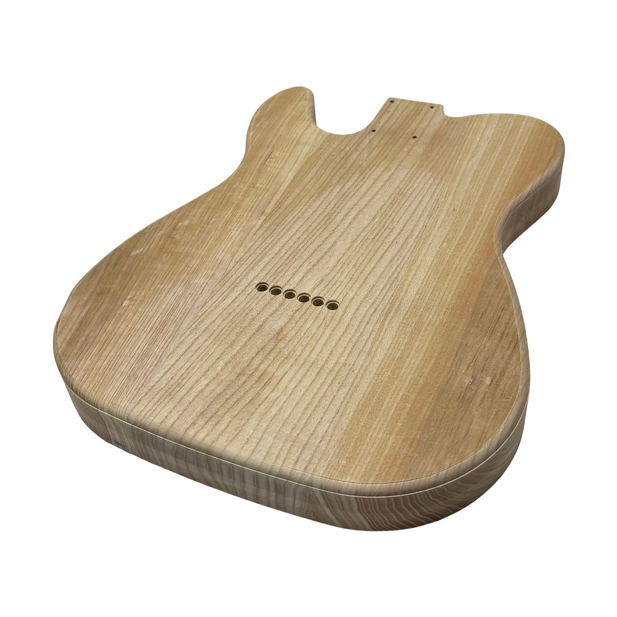 TL-Style White Ash Unfinished Fender Guitar Body #607 - Exotic Wood Zone