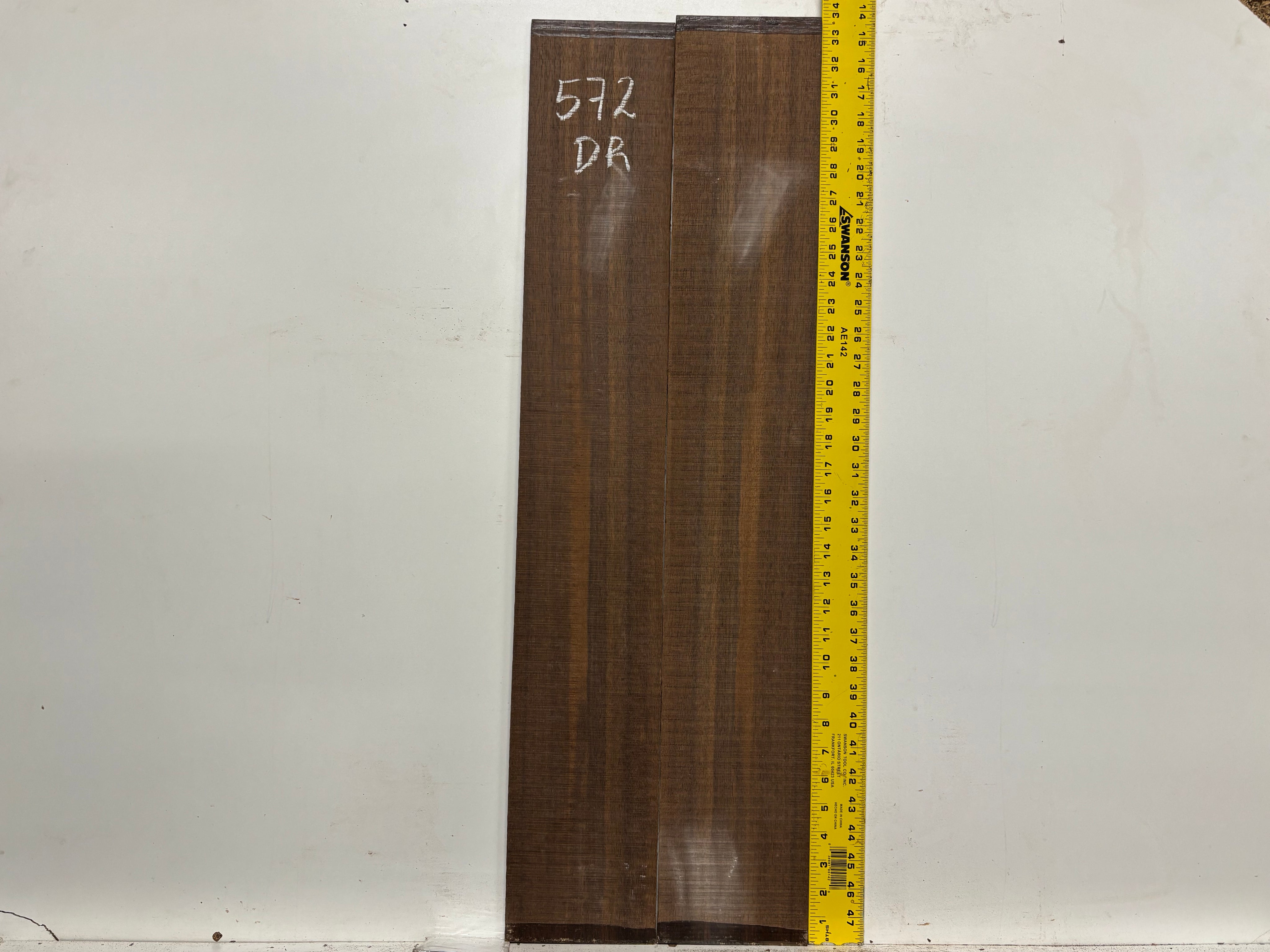 Indian Laurel Dreadnought Guitar Back and Side Set #572 - Exotic Wood Zone