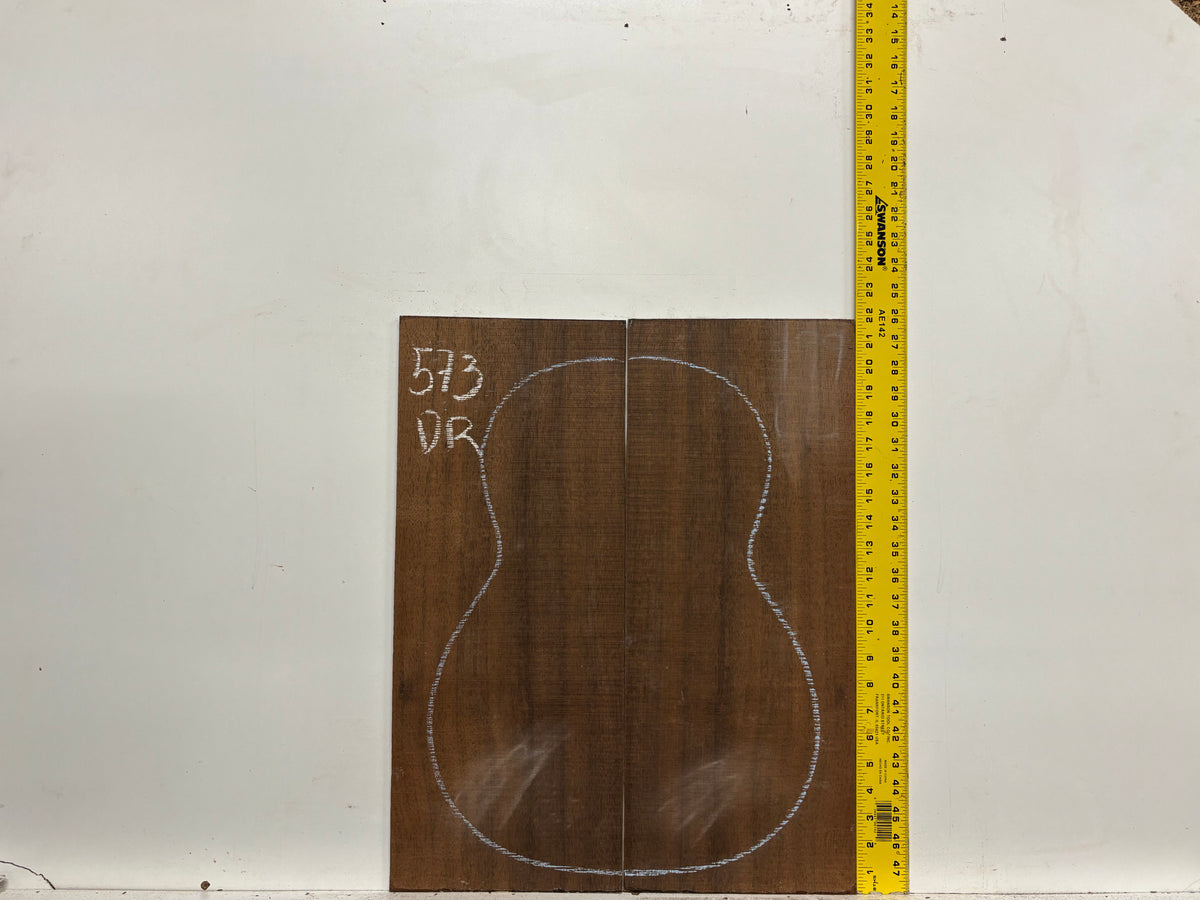 Indian Laurel Dreadnought Guitar Back and Side Set #573 - Exotic Wood Zone