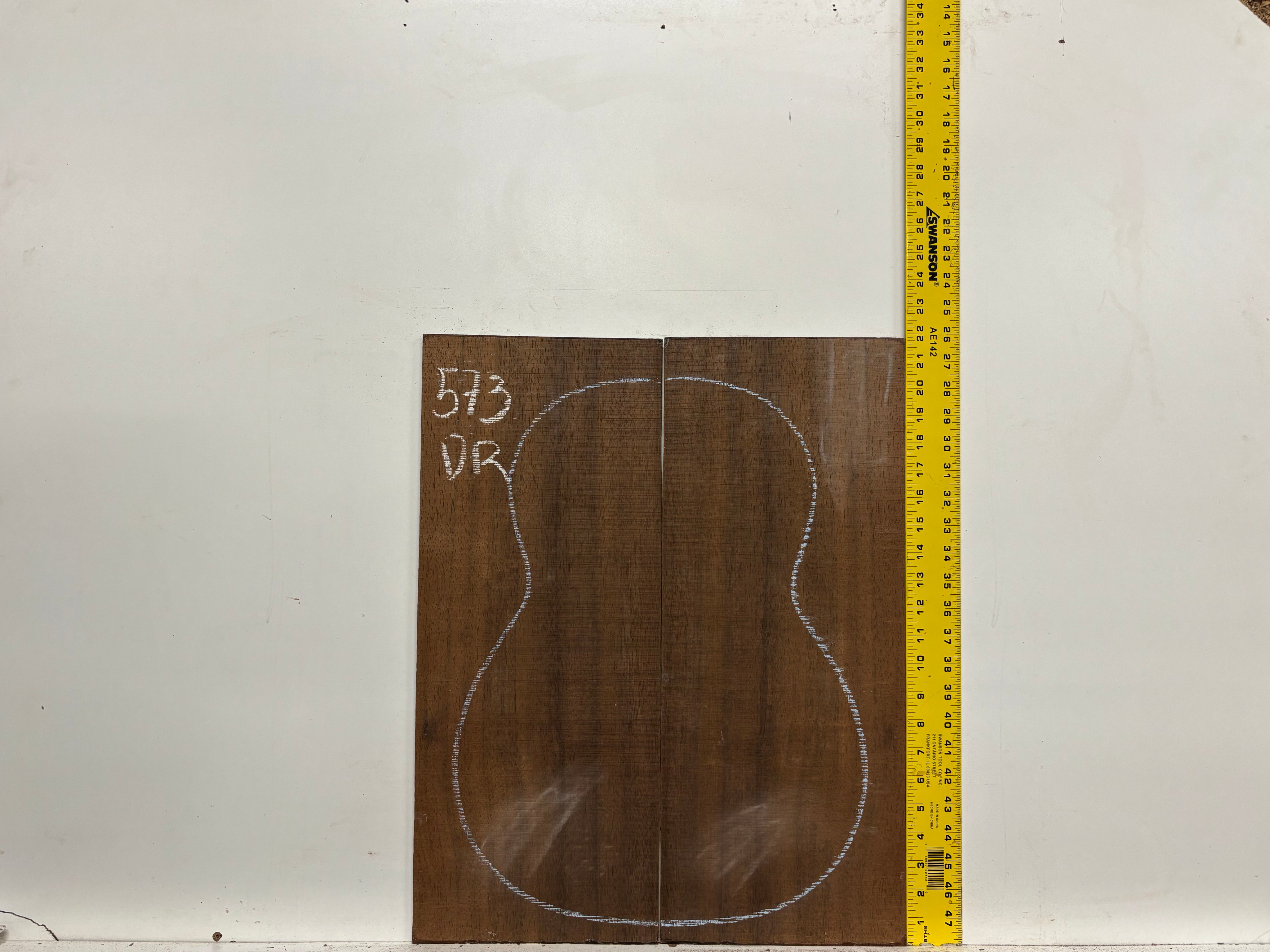 Indian Laurel Dreadnought Guitar Back and Side Set #573 - Exotic Wood Zone