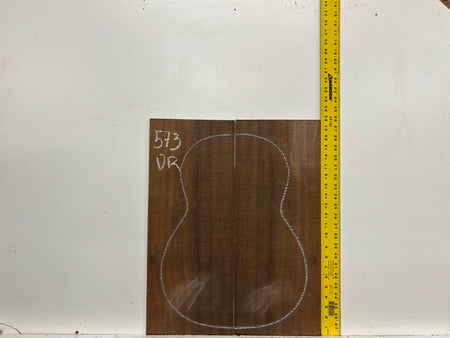 Indian Laurel Dreadnought Guitar Back and Side Set #573 - Exotic Wood Zone