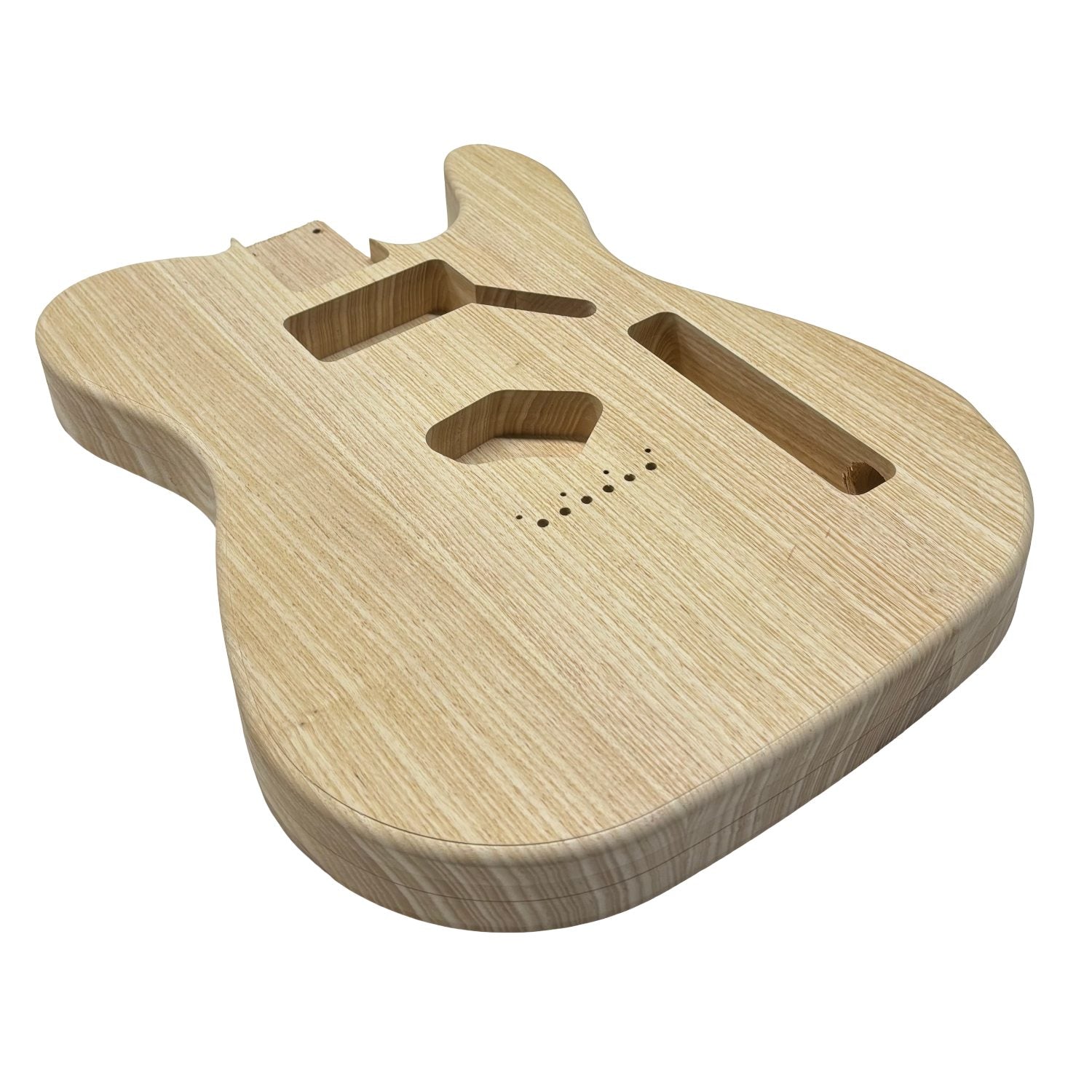 TL-Style White Ash Unfinished Fender Guitar Body #609 - Exotic Wood Zone