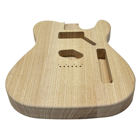 TL-Style White Ash Unfinished Fender Guitar Body #609 - Exotic Wood Zone