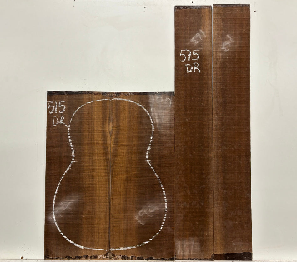 Indian Laurel Dreadnought Guitar Back and Side Set #575 - Exotic Wood Zone