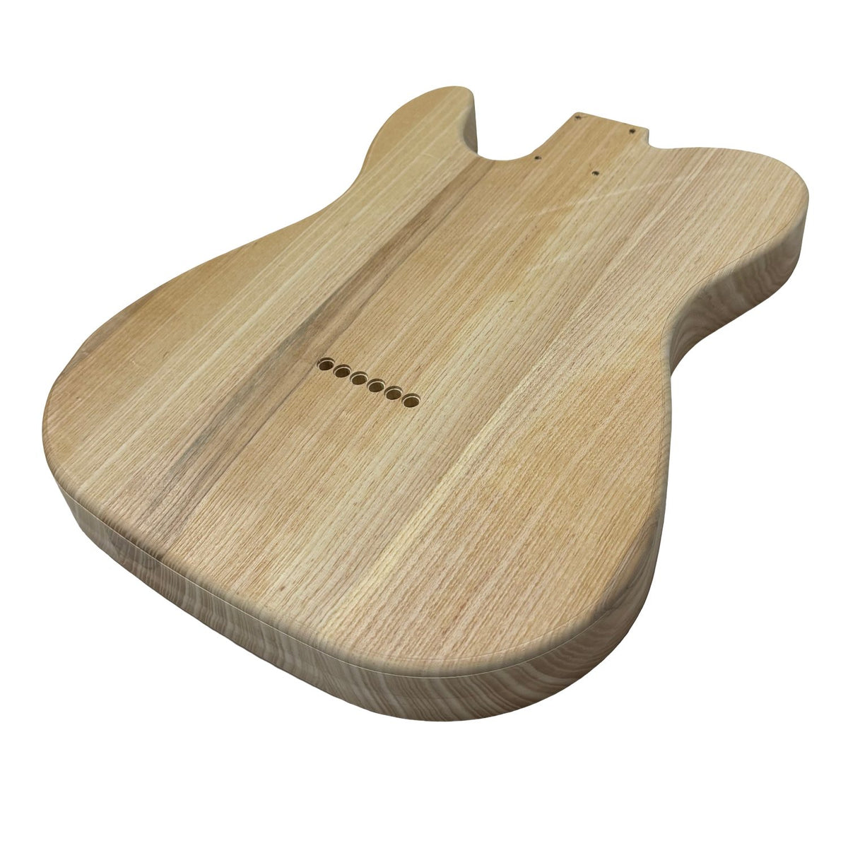 TL-Style White Ash Unfinished Fender Guitar Body #609 - Exotic Wood Zone