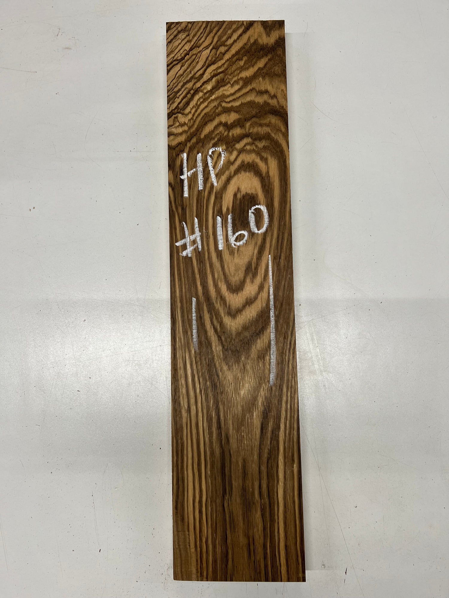 Zebrawood  Lumber Board Wood Blank 25&quot;x5-1/2&quot;x1&quot; 