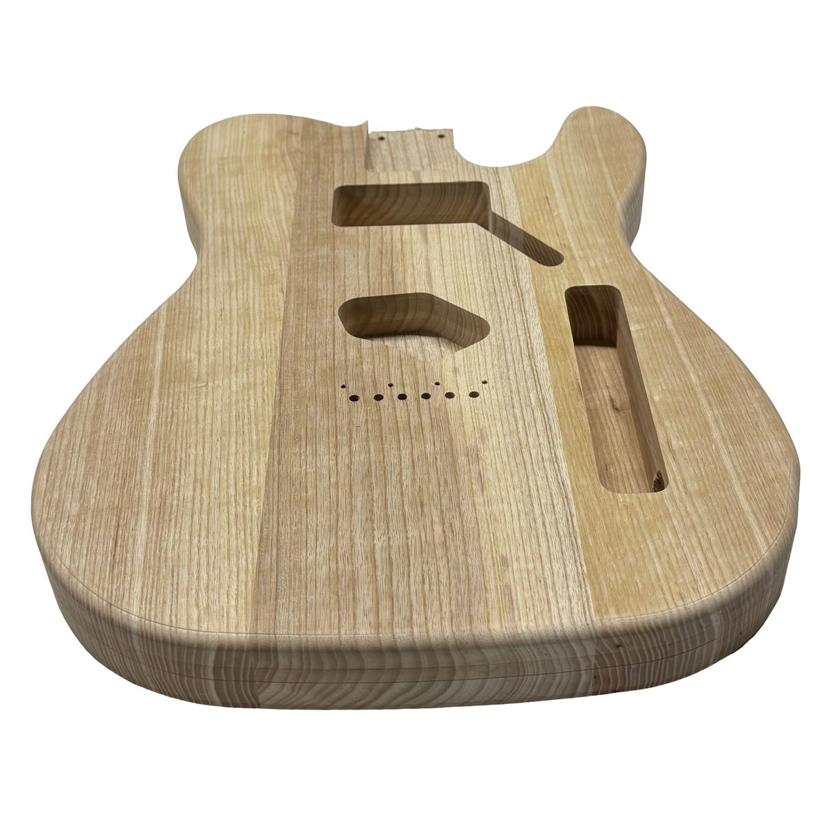 TL-Style White Ash Unfinished Fender Guitar Body #610 - Exotic Wood Zone